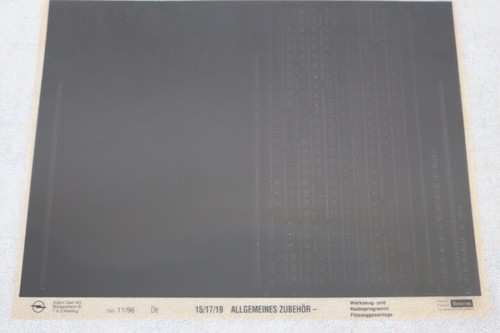Opel allgemeines zubehör - allgemeines, auf