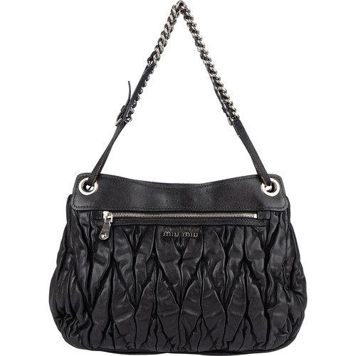 Miu matelassé leather - miu,