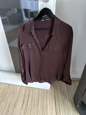 Bluse/ Hemd Satin  bordeaux