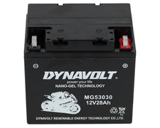 Dynavolt NanoGel Motorradbatterie 12V passend für BMW R 80 GS Basic 247E 1996-1996