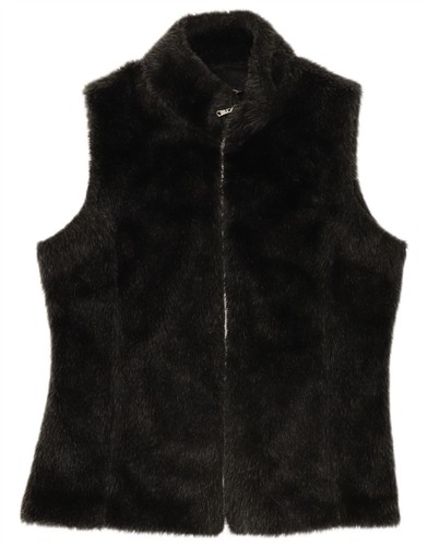 Vintage damen kunstfell weste - damen,