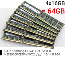 64GB 4x16GB DDR3 PC3-12800R