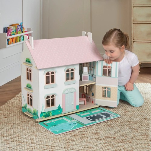 Sofie holz puppenhaus - holz, mit