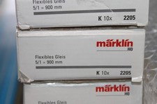 Märklin H0 2205 Flexgleis 10 Stück Vollprofil 900mm sehr guter Zustand in OVP