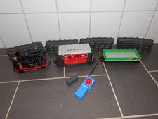 Playmobil Eisenbahn Lok Waggon Schienen