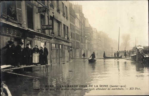 Postkarte paris quai - paris, des