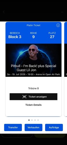 Pitbull tickets düsseldorf - tickets,