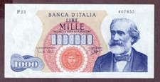 ITALIEN 1000 LIRE Banknote