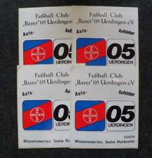 4 x Bayer Uerdingen uralte