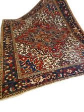 Perserteppich Orientteppich Handgeknüpfter Heris antiker Palastteppich 273x223cm