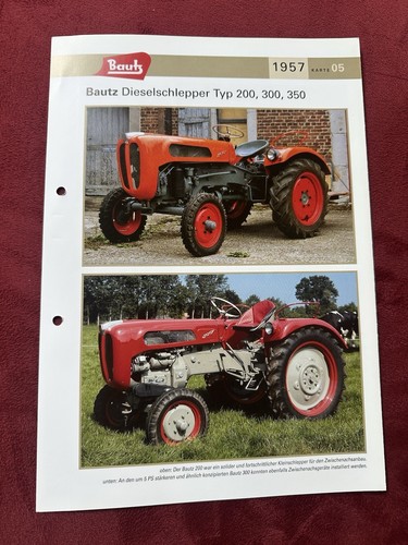 Bautz traktor dieselschlepper - bautz,
