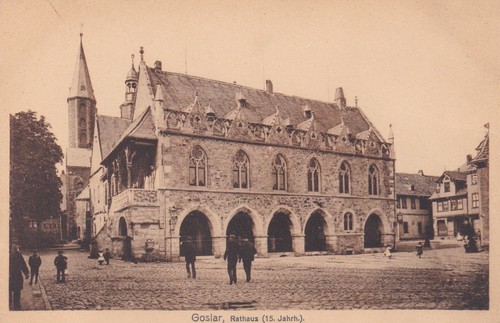 Deutsches reich goslar - ak, harz