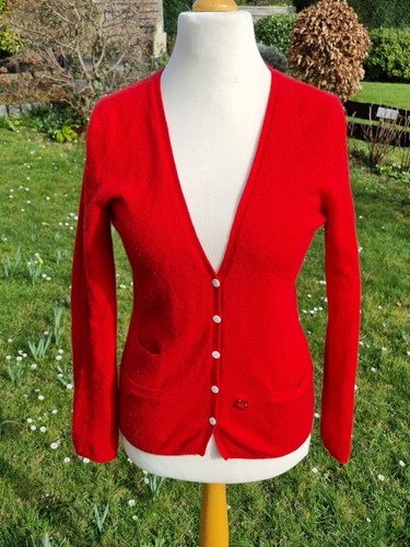 100 kaschmir cardigan rot - 100%,