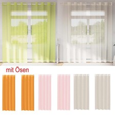 2 Stk. Voile Vorhänge Gardine