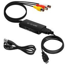 RCA Auf HDMI Konverter 1080P Composite CVBS AV Zu HDMI Video Audio Adapter Mi...