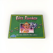 FRITZ FLUNKER Das verrückte Partyspiel 3-8 Spieler ab 8 Jahren KOMPLETT GUT Alt