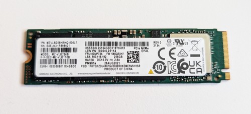Samsung ssd 256gb pm981a 2 - ssd,