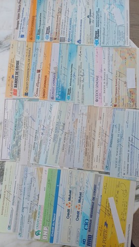 Sammlung bankschecks - 70,