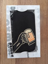 oxmox Mobile Wallet Grosse Geldbörse CHEERS schwarz gelb aus New Cryptan Neu