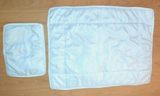 Baby Bettwäsche Set 2x Kissen 2x Decke 1x Bezug ( Schäfchen ) 2x Bettlaken