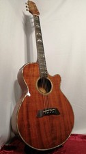 Vintage 1991 Takamine L4-120 Electric Acoustic Guitar With Hard Case Very Rare