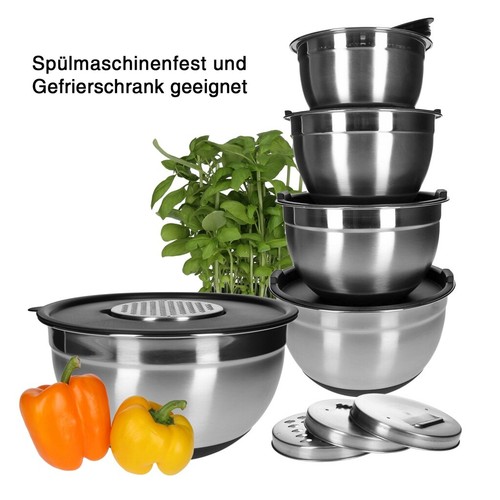 Rührschüssel set edelstahl - set,