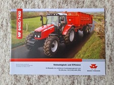 Massey Ferguson 6400/7400   Prospekt Traktor Schlepper
