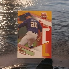 2023 Panini Elite Extra Edition - Spellbound Paul Skenes RC Letter E Red Pirates