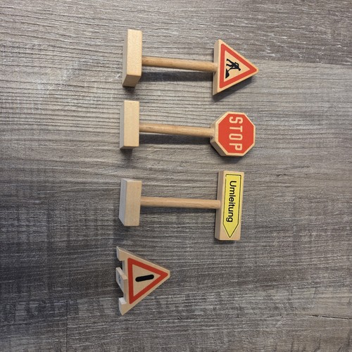 Verkehrsschilder aus holz - verkehrsschilder,
