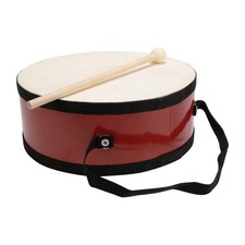 GICO Kinder Trommel, Kindertrommel H 80 mm D: 200 mm aus Holz mit Stick 3847