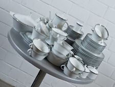 Rosenthal Studio Line Berlin Porzellan Weiß mit Platinrand verschiedene Teile
