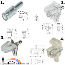 Hafele Steckbodenträger für Glasböden Ø 3 mm Bohrung verschiedene Typen Packungen