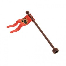 1x Lego Duplo Flagge 2x5 rot