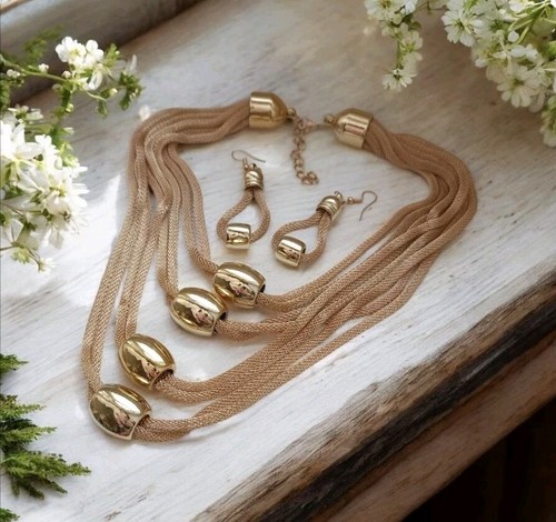 Schmuck set kette ohrringe - schmuck-set, +ohrringe