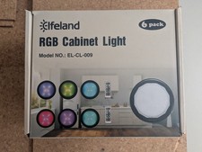 Unterbauleuchten RGB LED dimmbar 6 Stück 4 Farben dimmbar mit Fernbedienung