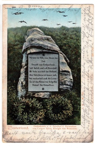 Westerland gedenkstein d - a.,