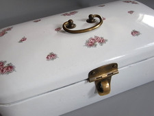 Art Deco Rosen Emaille Brot -