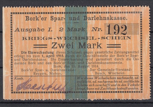 Bork spar u darlehnskasse - bork, spar-