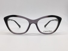 Calvin Klein Brille Damen Grau oval Cat Eye HCK 5913 081 Medium + Etui