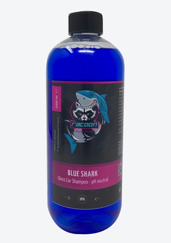 Racoon autoshampoo blue shark - racoon,