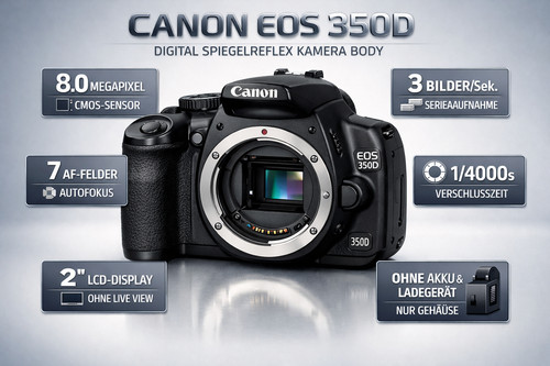 Canon eos 350d body - 350d,