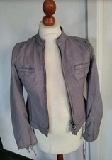 Lederjacke Suite 412 helllila