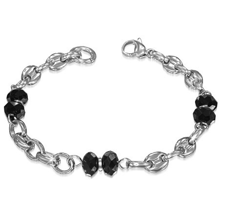 Armband stahl frau stein - frau, &