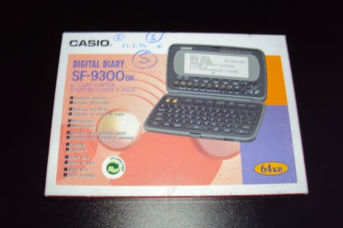 Casio digital diary 9300 bk - casio,