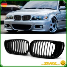 Glänz Nieren Grill Einzelsteg Kühlergrill Für BMW E46 Limo Touring 01-05 LCI DE