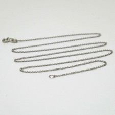 Kette Rundanker  585/- 14k. Weißgold 50,0 cm, 1,1 mm NEU   -999