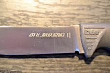 Linder Super Edge 2 ATS 34 /-Sammler Outdoor Jagt Messer Rarität