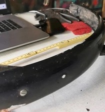 Schutzblech für vorne-/ Kettler Aluminium LKS  Blech + Streben + Schnutzfänger +