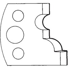 Scheppach Profilmesser Paar