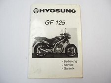 Hyosung GF125 Motorrad Betriebsanleitung 1998